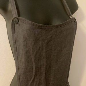 Kienamoss bib front romper